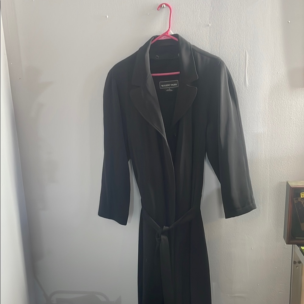 Elegant Black Trench Coat